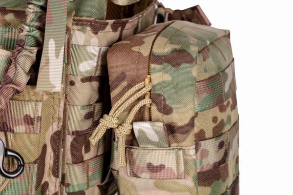 2E Tactical Military Plate Carrier Type1, Molle, Multicam