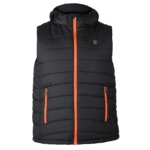 2E Tactical Heated Vest Heat Power Plus Black with Hood, Size M