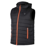 2E Tactical Heated Vest Heat Power Plus Black with Hood, Size M