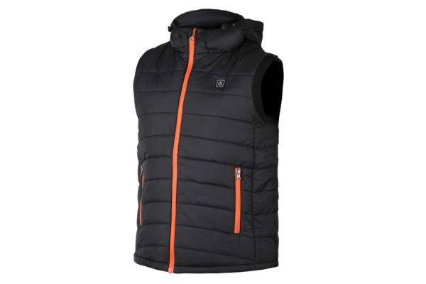 2E Tactical Heated Vest Heat Power Plus Black with Hood, Size S