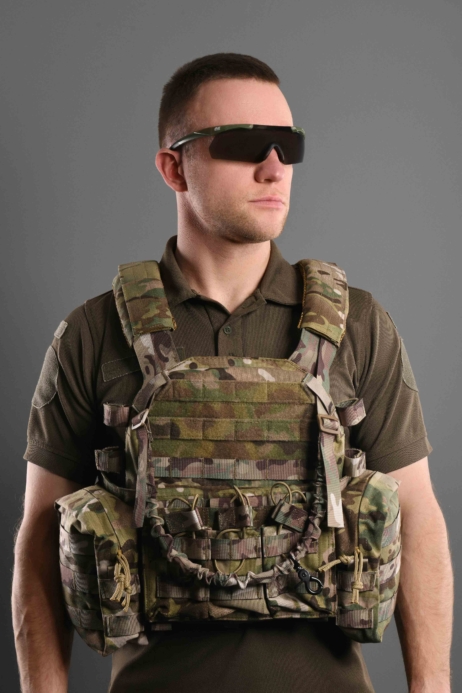 2E Tactical Military Plate Carrier Type1, Molle, Multicam