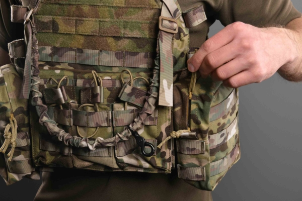 2E Tactical Military Plate Carrier Type1, Molle, Multicam