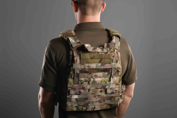 2E Tactical Military Plate Carrier Type1, Molle, Multicam