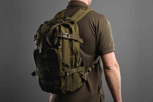 2E Tactical Tact Backpack 25L, OD Green