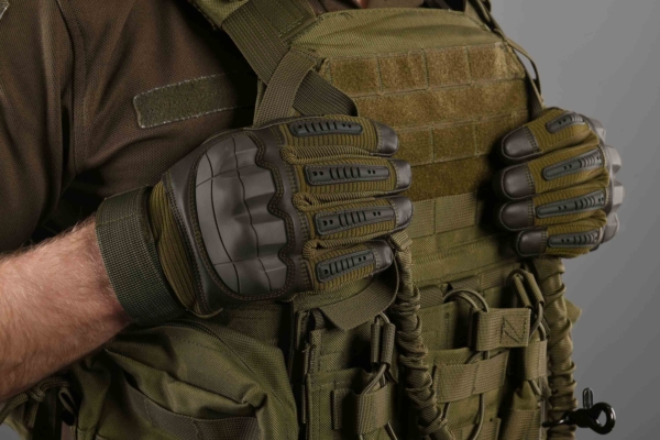 2E Tactical Military gloves, Sensor Touch S, OD Green