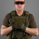 2E Tactical Military gloves, Sensor Touch S, OD Green