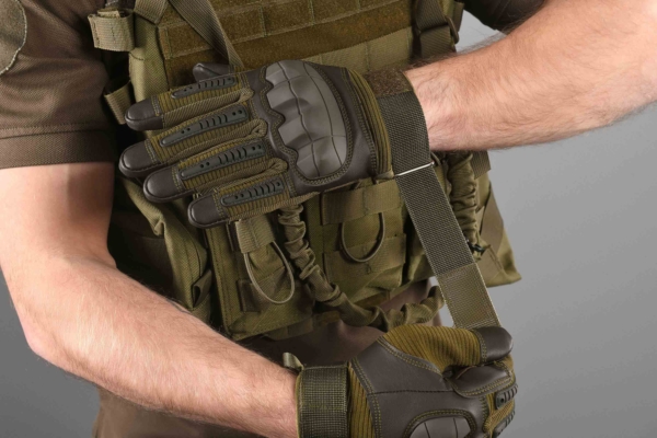 2E Tactical Military gloves, Sensor Touch S, OD Green