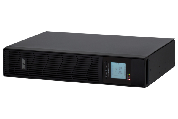 2E PS1000RT, 1000VA/800W, RT2U, LCD, USB, 2xSchuko+1xC13