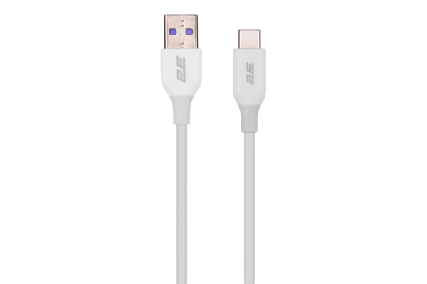 2E Cable USB-A – USB-C Glow 1m White