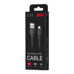 2E Кабель USB-A – Lightning Glow 1m black