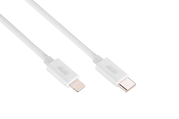 2E Cable USB-C – Lightning Glow 1m White