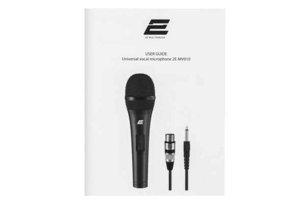 2E Vocal Microphone MV010 6.35mm