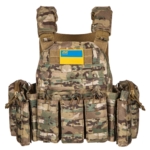 2E Tactical Plate Carrier Type5+2 flank protection, CP Camo