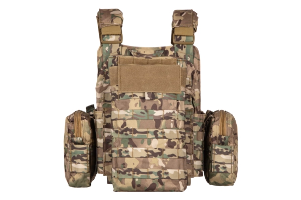 2E Tactical Plate Carrier Type5+2 flank protection, CP Camo