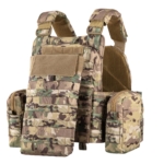 2E Tactical Plate Carrier Type5+2 flank protection, CP Camo