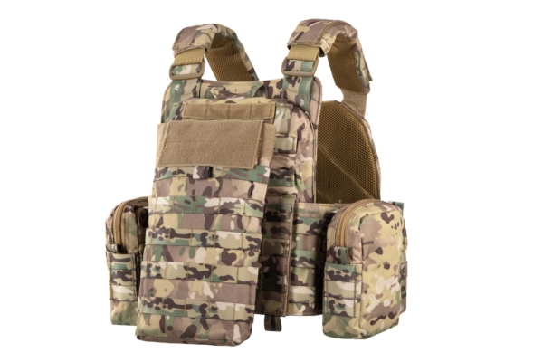 2E Tactical Plate Carrier Type5+2 flank protection, CP Camo