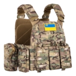 2E Tactical Plate Carrier Type5+2 flank protection, CP Camo