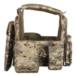 2E Tactical Plate Carrier Type5+2 flank protection, CP Camo