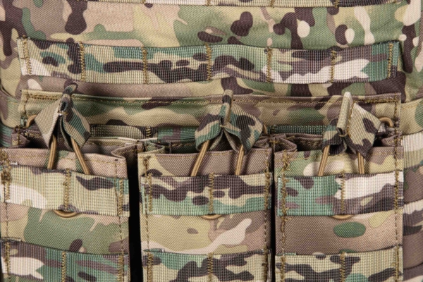 2E Tactical Plate Carrier Type5+2 flank protection, CP Camo