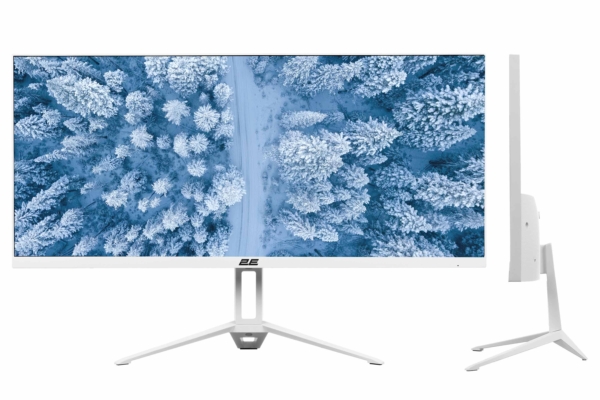 2E Монітор 25.7″ D2621W HDMI, DP, Audio, IPS, 2560×1080, 21:9, 75Hz, FreeSync, White