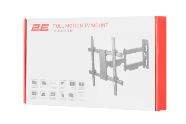 2E Full motion TV mount Legdap 23-55″, 60 cm extension