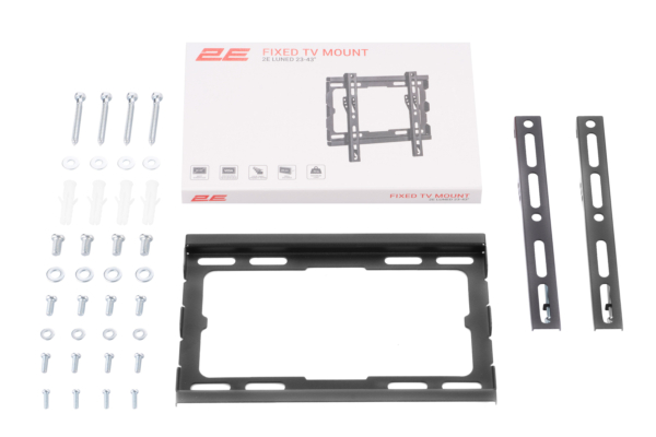 2E Кріплення фіксоване ТВ 23-43″ Лунед