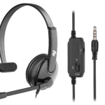 2E PC headset mono On-ear CH12 mini-jack, omni-mic, 1.2m, black