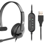 2E PC headset mono On-ear CH12 USB, omni-mic, 2m, black