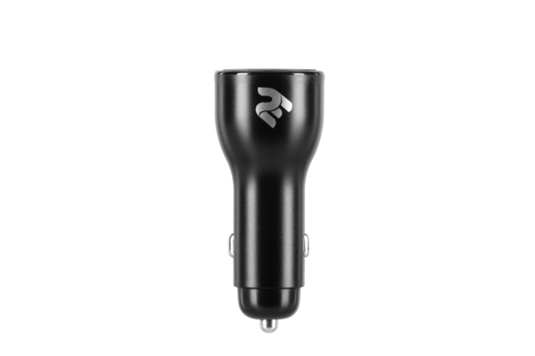 2E Автомобильное ЗУ Dual USB Car Charger 36W USB-C PD, QC Black