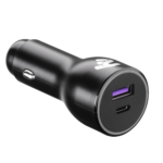 2E Автомобільний зарядний пристрій Dual USB Car Charger 36W, PD, QC, black