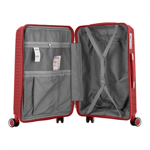 2E PP TROLLEY LUGGAGE SET 3IN1 SIGMA, RED