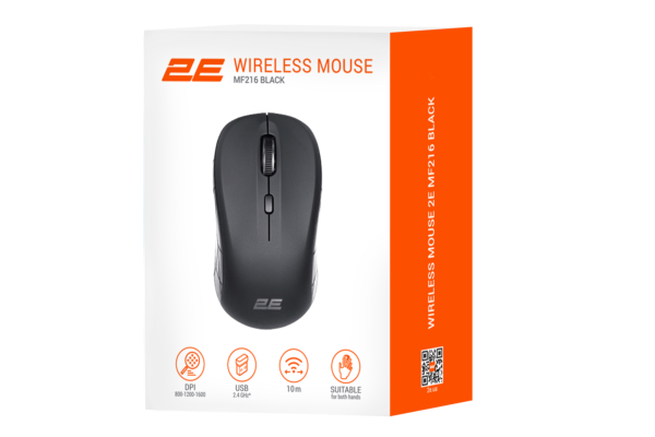 2E Mouse MF216 WL Black