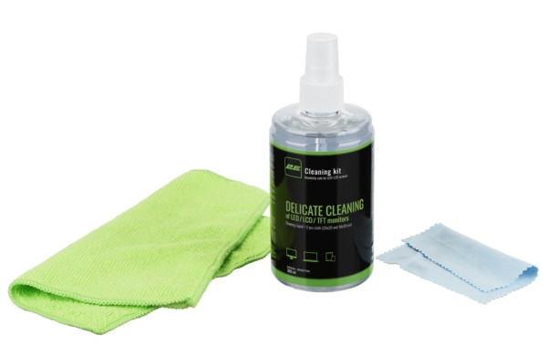 2E Cleaning Kit Liquid for LED / LCD 300ml + 2 wipes 20X20 10X10 cm.