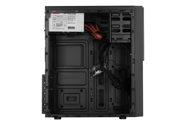 2E PC case Alfa E1903U-400 with PSU 2E ATX400W, 2xUSB3.0, 1xUSB2.0, VGA 320mm, ATX, black