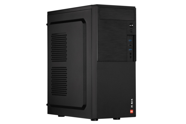 2E PC case Alfa E1903U-400 with PSU 2E ATX400W, 2xUSB3.0, 1xUSB2.0, VGA 320mm, ATX, black