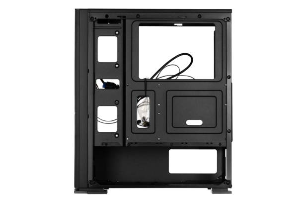 2E PC case Alfa G650 without PSU, 2xUSB3.0, 1xUSB2.0, 1x120mm, VGA 280mm, LCS ready, ATX, black