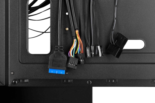 2E PC case Alfa G650 without PSU, 2xUSB3.0, 1xUSB2.0, 1x120mm, VGA 280mm, LCS ready, ATX, black