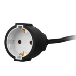 2E Power stip 1XSchuko, 3G*1.5mm, 15m, black