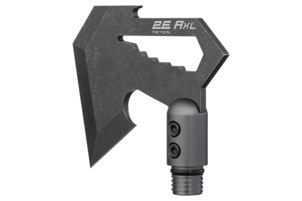 2E Tactical Ax head Axl Gray for tactical multitool shovels, with hexagon