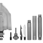 2E Tactical Multitool tactical shovel Ranger Steel Gray collapsible, 22 in 1, with cover included, 103 cm max., 1.6 kg