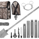 2E Tactical Multitool tactical shovel Ranger Steel Gray collapsible, 22 in 1, with cover included, 103 cm max., 1.6 kg