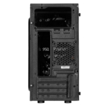 2E PC case Basis RD850 without PSU, 1xUSB3.0, 2xUSB2.0, 1x120mm ARGB, VGA 290mm, Acrylic Side Panel, mATX, black