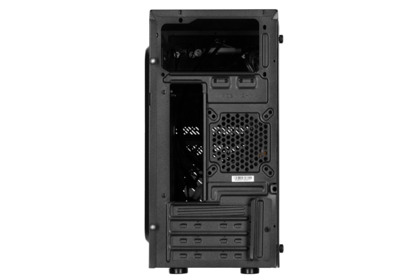 2E PC case Basis RD850 without PSU, 1xUSB3.0, 2xUSB2.0, 1x120mm ARGB, VGA 290mm, Acrylic Side Panel, mATX, black