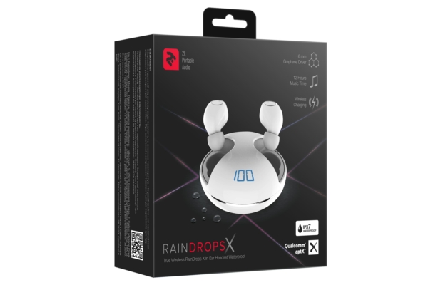 2E Наушники RainDrops Х True Wireless Waterproof Mic White