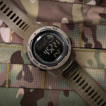 2E Tactical Delta X Brown tactical watch with compass and pedometer