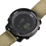 2E Tactical Trek Pro Black-Green tactical watch with compass, barometer and pedometer