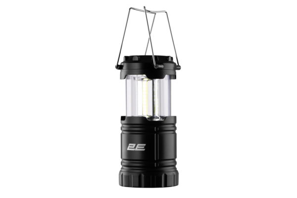 2E Camping lantern battery powered, AAx3, 200lm, 3W, folding