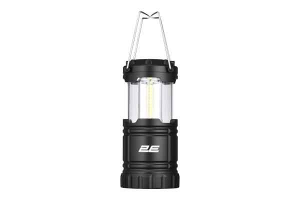 2E Camping lantern battery powered, AAx3, 200lm, 3W, folding