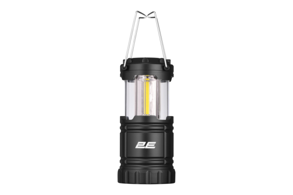 2E Camping lantern battery powered, AAx3, 200lm, 3W, folding