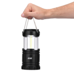 2E Camping lantern battery powered, AAx3, 200lm, 3W, folding